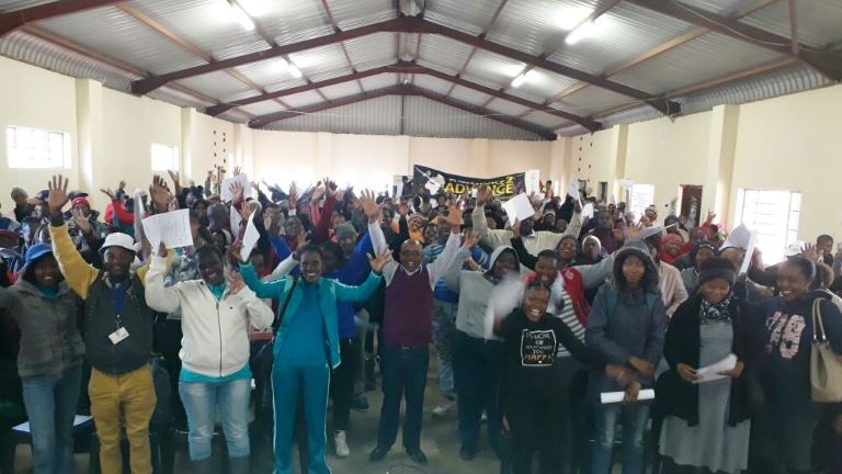 Health and Wellness participants and facilitator Prof. Ditaba Mphuthi